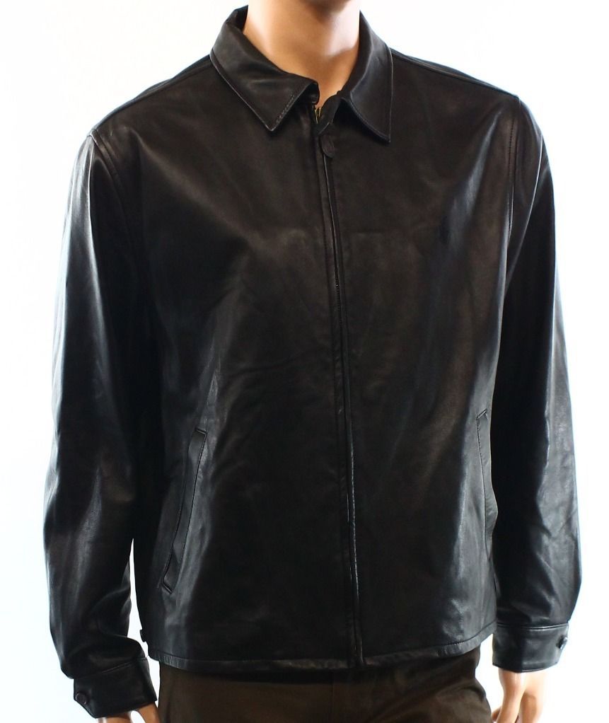 ralph lauren leather jacket sale